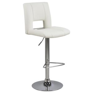 SCANDI Bílá barová židle Richie 60 cm