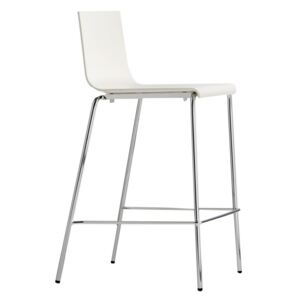 Pedrali Bílá barová židle Kuadra 100 cm
