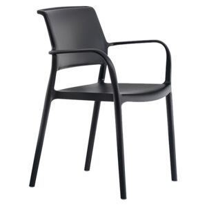 Pedrali Černá plastová židle Ara 315