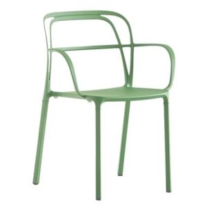 Pedrali Zelená kovová židle Intrigo 3715