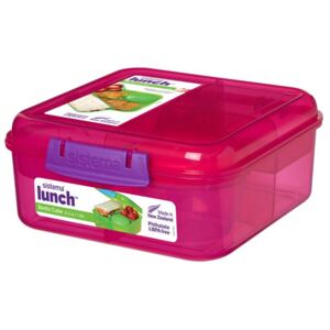 Sistema Krabička na obědy Bento Cube 1,25l růžová