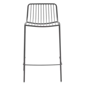 Pedrali Černá kovová barová židle Nolita 3657