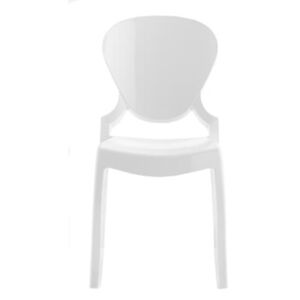 Pedrali Bílá plastová židle Queen 650