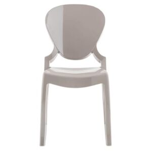 Pedrali Krémová plastová židle Queen 650