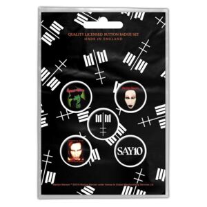 Placka Marilyn Manson - Cross Logo