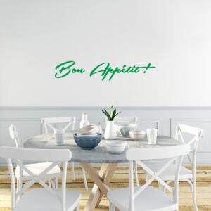 Samolepka na zeď GLIX - Bon Appétit Světle zelená 100 x 20 cm
