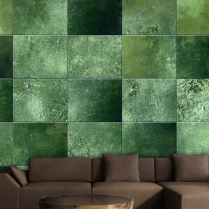 Tapeta Bimago - Green Puzzle + lepidlo zdarma role 50x1000 cm