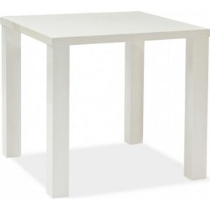 Jídelní stůl MONTEGO 80x80 cm bílá lesk