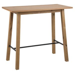 SCANDI Přírodní dubový barový stůl Rachel 117 cm