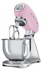 Kuchyňský robot SMEG nerezový podstavec - růžová SMF02PKEU