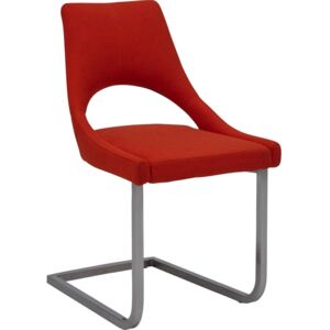 Dieter Knoll Houpací Židle, oranžová, barvy nerez oceli 50x87x60