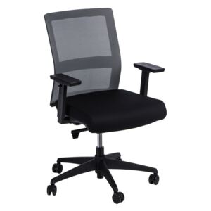 Culty Kancelářská židle Milneo, látka, šedá/černá