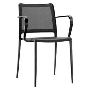 Pedrali Černá kovová židle Mya 706