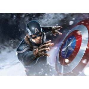 Postershop Fototapeta vliesová: Captain America (1) - 254x368 cm