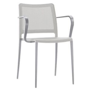 Pedrali Stříbrná kovová židle Mya 706