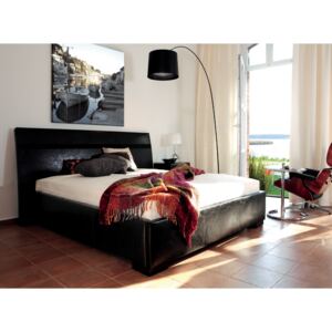 Čalouněná postel s úložným prostorem PARIS de LUXE 180x200