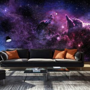 Fototapeta Bimago - Purple Nebula + lepidlo ZDARMA Vliesová fototapeta - 250x175cm