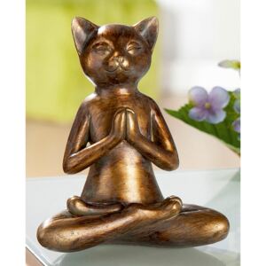Kočka v jóga pozici -Pozice lotos