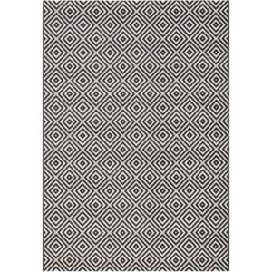 Moderní kusový koberec bouclé Meadow 102470 černo-bílý Typ: 80x150 cm