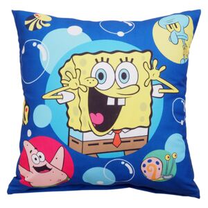 Dekorační dětský polštářek Sponge Bob Happy 40x40