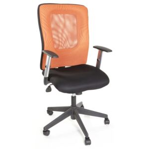 MERCURY kancelářská židle HANZ oranžovo černý, č. AOJ910S