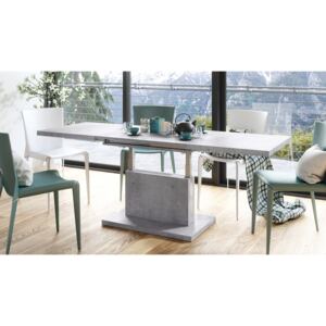 ASTON beton, rozkládací, zvedací konferenční stůl, stolek - 70 cm