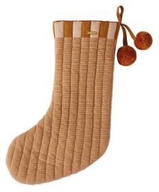 Vlněná vánoční ponožka Laja caramel Oyoy