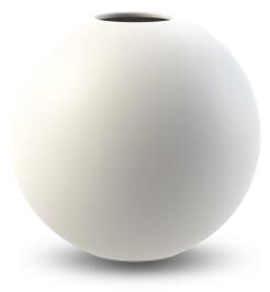 Kulatá váza Ball White 20 cm COOEE Design