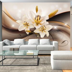 Fototapeta Bimago - Golden Lily + lepidlo ZDARMA 200x140 cm