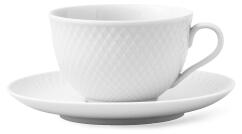 Porcelánový šálek Rhombe Tea Cup 24 cl Lyngby Porcelaen
