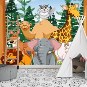 Tapeta SABLIO - Zoo 125x75 cm