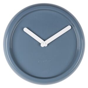 Modré nástěnné hodiny ZUIVER CERAMIC 35 cm