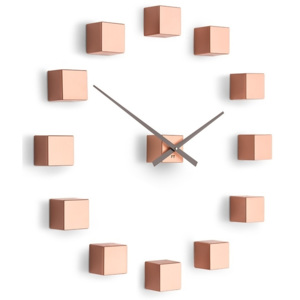 Nástěnné nalepovací hodiny Future Time FT3000CO Cubic copper