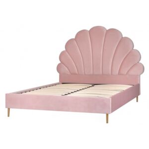 Hector Čalouněná postel Flower 160x200 růžová