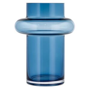 Lyngby Glas Lyngby Glas Skleněná váza Tube 20 cm Dark Blue