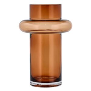 Lyngby Glas Lyngby Glas Skleněná váza Tube 25 cm Amber