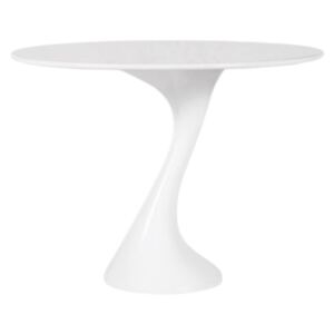 Bílý kulatý jídelní stůl Miotto Susa 100 cm