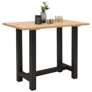 BAROVÝ STŮL, černá, barvy dubu Carryhome - Barové stoly