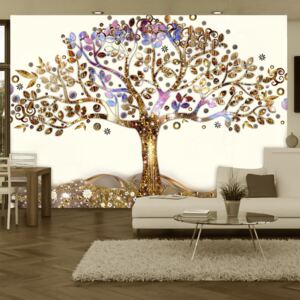 Fototapeta Bimago - Golden Tree + lepidlo ZDARMA 200x140 cm