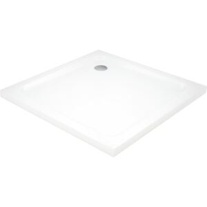 Mexen Slim sprchová vanička, čtvercová 100 x 100 cm - bílá - 40101010