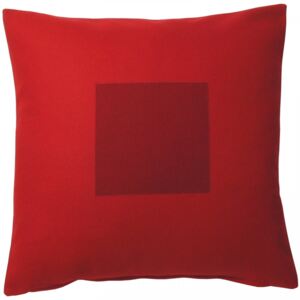 Designer's Eye Červený povlak polštáře Kvadrat 50x50 cm