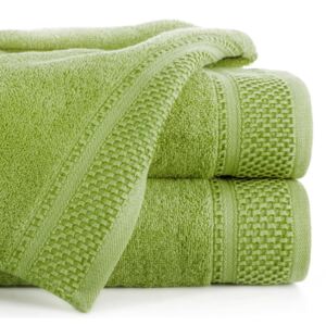 Bavlněný froté ručník s proužky CANDY 50x90 cm, zelená, 580 gr Mybesthome Varianta: ručník - 1 kus 50x90 cm