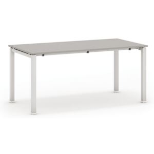 Jednací stůl AIR, deska 1600 x 600 mm, šedá