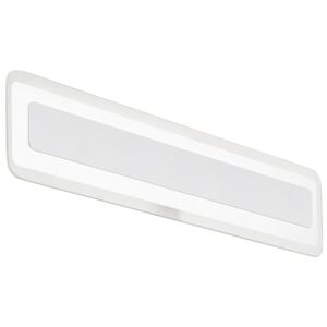 Linealight 8885 Antille, nástěnné svítidlo z pískovaného skla a bílého kovu, 28W LED 3000K, délka 53cm