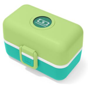 Svačinový box MonBento Tresor Apple | světle zelený