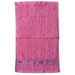 Dětský ručník s motivy 30x50 - Růžová | 30 x 50 cm