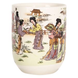 Kalíšek na čaj s japonskými motivy - ∅ 6*8 cm / 0,1L