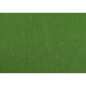 Snový svět Lněná látka zelená měkčená Gramáž: 190 g/m2
