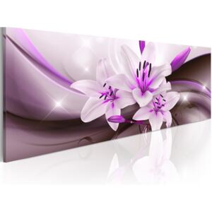 Obraz na plátně Bimago - Purple Beauty 150x50 cm