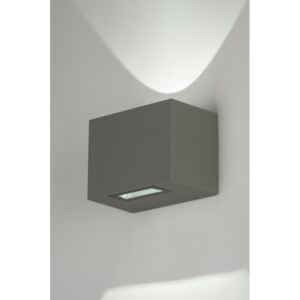 Venkovní nástěnné šedé LED svítidlo Vitto LED Grey (Nordtech)